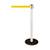 Barrier Post / Barrier Stand "Guide 28" | white yellow similar to Pantone 102 C 4000 mm
