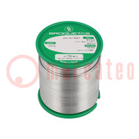 Soldering wire; Sn99Ag0,3Cu0,7; 1.5mm; 0.25kg; lead free; reel