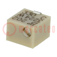 Potentiometer: mounting; multiturn; 2kΩ; 250mW; SMD; ±10%; linear