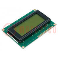 Display: LCD; alphanumerisch; STN Positive; 16x4; gelb-grün; LED