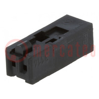 Plug; wire-board; female; Minimodul; 2.5mm; PIN: 2; w/o contacts