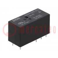 Relay: electromagnetic; DPDT; Ucoil: 24VDC; Icontacts max: 10A; S20