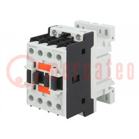 Contactor: 3-pole; NO x3; Auxiliary contacts: NO; 24VAC; 9A; BF
