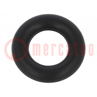 Guarnizione O-ring; caucciù NBR; Thk: 3,5mm; Øint: 8mm; nero