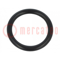 O-ring gasket; NBR rubber; Thk: 3.5mm; Øint: 23mm; black; -30÷100°C
