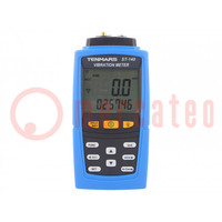 Trillingsmeter; Display: LCD; 1,999mm,199,9m/s2,199,9mm/s