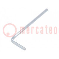 Wrench; hex key with protection; TR 2,5mm; Overall len: 56mm