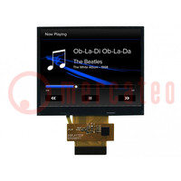 Pantalla: TFT; 3,5"; 320x240; Displ: LED; Med: 76,9x64x3,05mm