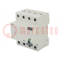 RCD-Schalter; lNenn: 63A; IDiff: 300mA; Pole: 3+N; 230/400VAC; IP20