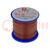Coil wire; double coated enamelled; 0.6mm; 0.25kg; -65÷200°C