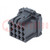 Connector: automotive; MCP 2.8; female; plug; for cable; PIN: 12