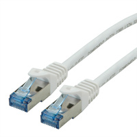 Cordon ROLINE S/FTP(PiMF) Cat.6A / 10 Gigabit, LSOH, Component Level, blanc, 3 m