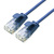 ROLINE UTP Data Center Patch Cord Cat.6A (Class EA), LSOH, Slim, blue, 0.3 m