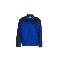 Planam Weld Shield Arbeitsjacke blau schwarz antistatisch mit Schweißerschutz Version: 48 - Größe: 48