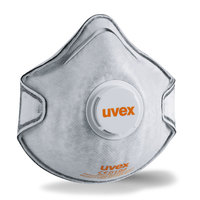 uvex Atemschutzmaske silv-Air c 2220 FFP2 D,Ausatemventil,Aktivkohlefilter, 15St