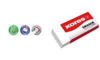 Kores Kunststoff-Radierer "KE20", (B)60 x (T)21 x (H)10 mm (5640201)