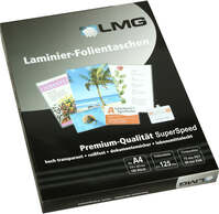 Laminierfolien A4 (216 x 303 mm), 2 x 125 mic, glänzend, Highspeed Folien (100 Stück)