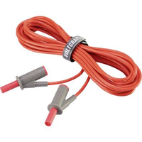 CORDON DE MESURE DE SÉCURITÉ[BANANE MÂLE 4 MM -BANANE MÂLE 4 MM ] ULTRA FLEXIBLES 5.00 M;ROUGE;MSB-501 10 A VOLTCRAFT VC-8063355