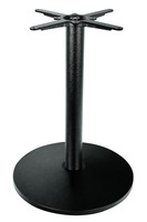 Tischsäule Regulo Guss rund; 55x72 cm (ØxH); schwarz; rund