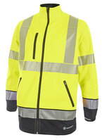Beeswift High Visibility Two Tone Softshell Saturn Yellow / Navy 4XL