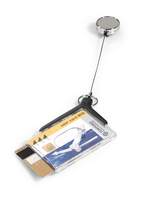DURABLE Ausweishalter CARD HOLDER DE LUXE PRO DUO, transparent