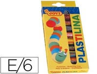 Plastilina en barra (15 gr) 10 colores surtidos de Jovi -10 unidades