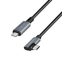 LogiLink CU0182 USB cable 1 m USB 2.0 USB C Black, Silver