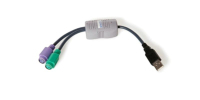 ADDER PS/2-USB Tastatur/Video/Maus (KVM)-Kabel Schwarz