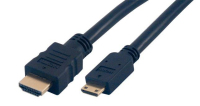 MCL 2m HDMI HDMI-Kabel HDMI Typ A (Standard) HDMI Type C (Mini) Schwarz