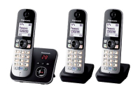 Panasonic KX-TG6823GB Telefon DECT-Telefon Anrufer-Identifikation Schwarz, Silber