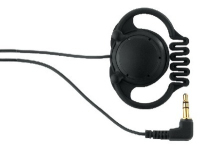 Monacor ES-16 fejhallgató és headset Vezetékes Fülre akasztható Zene Fekete