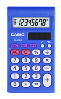 Casio SL-450S Taschenrechner Tasche Finanzrechner Blau