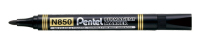 Pentel N850 Permanent-Marker Schwarz 12 Stück(e)