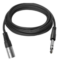 Vivolink PROAUDXLRJACKS2 Audio-Kabel 2 m XLR 6.35mm TRS Schwarz