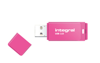 Integral 64GB USB3.0 DRIVE NEON PINK UP TO R-100 W-30 MBS USB flash drive USB Type-A 3.2 Gen 1 (3.1 Gen 1)