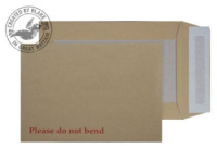 Blake Purely Packaging Manilla Peel and Seal Board Back 241x178mm 120gsm (Pack 125)