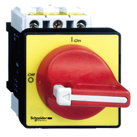 Schneider Electric VCD1 interruttore elettrico Interruttore a pulsante 3P Rosso, Giallo