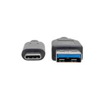 Tripp Lite U428-006 USB-C-zu-USB-A-Kabel (Stecker/Stecker), USB 3.2 Gen 1 (5 Gbit/s), Thunderbolt 3-kompatibel, 1,83 m