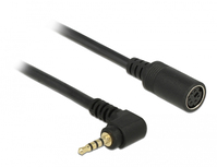 Navilock 62881 audio kabel 0,52 m 2.5mm Zwart