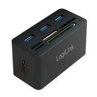 LogiLink CR0042 station d'accueil USB 3.2 Gen 1 (3.1 Gen 1) Type-A
