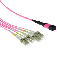 ACT RL7841 Cable de fibra óptica e InfiniBand 1 m MTP 8x LC Violeta