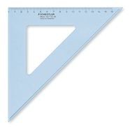 Staedtler Mars 567 Regla de escritorio 260 mm Plástico Azul, Transparente 1 pieza(s)