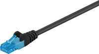 Goobay 55412 hálózati kábel Fekete 10 M Cat6a U/UTP (UTP)
