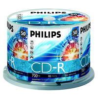 Philips CD-R 52x 700MB / 80min SP(50)