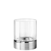 Sambonet S0106-S00398-S1721 Kerzenständer Glas, Edelstahl