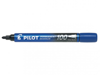 Pilot Permanent Marker 100 marqueur 1 pièce(s) Pointe fine Bleu