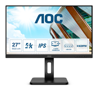 AOC P2 U27P2 LED display 68,6 cm (27") 3840 x 2160 px 4K Ultra HD Czarny