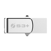 S3+ Pen Drive Steel unità flash USB 128 GB USB Type-A / USB Type-C 3.2 Gen 1 (3.1 Gen 1) Stainless steel