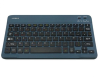 Mobilis 001284 mobile device keyboard Blue Bluetooth AZERTY French