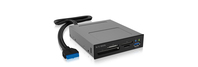 ICY BOX IB-872-i3 Kartenleser USB Eingebaut Schwarz